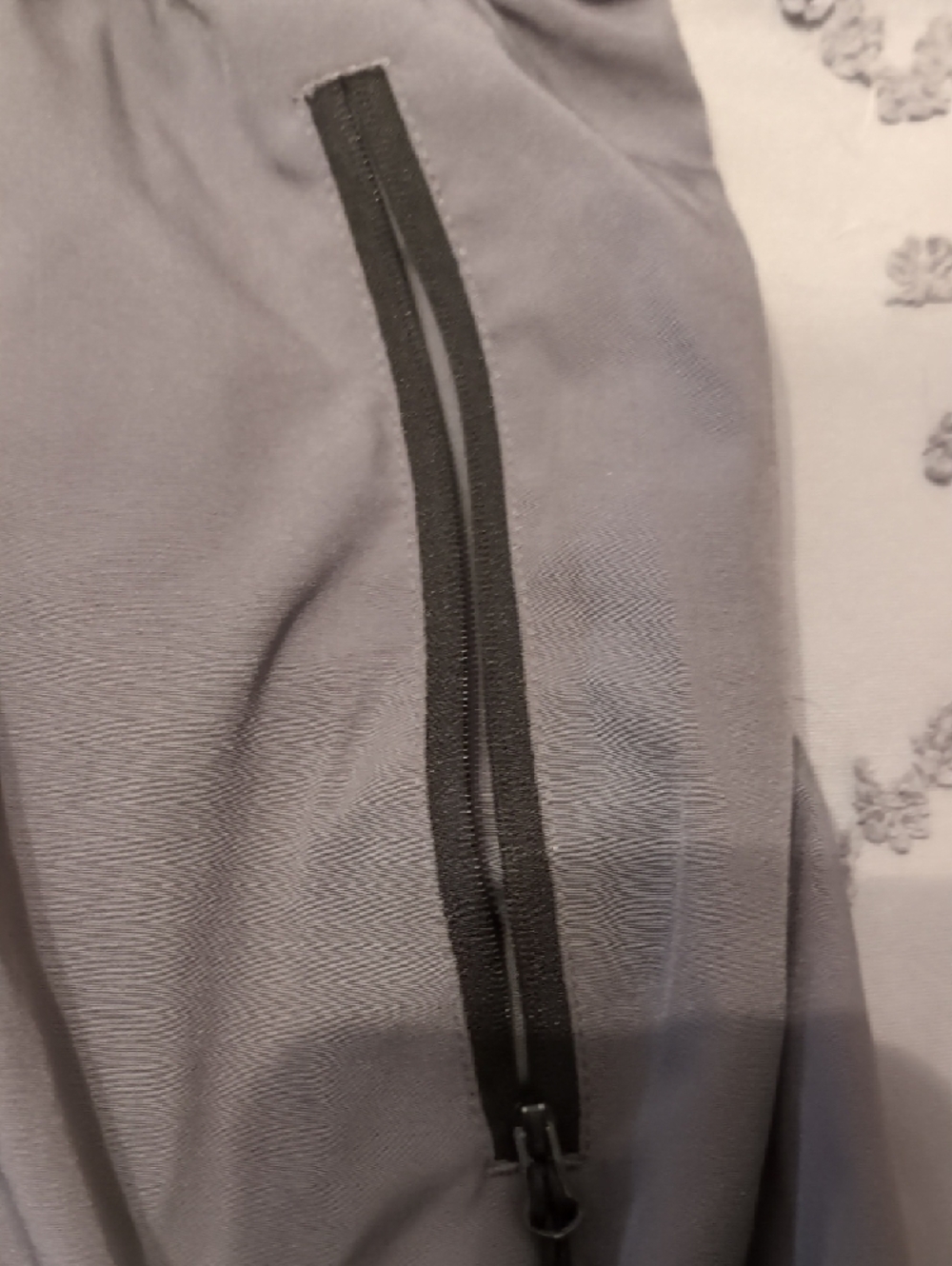Men's Gray Performance Drawstring Shorts - Picture 3 of 5